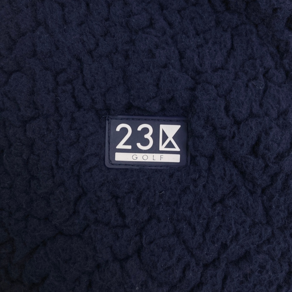 23区GOLF ニジュウサンクゴルフ FC1RKW0604 ボア ジップベスト ネイビー系 1 [240101532035] ゴルフウェア レディース_画像3