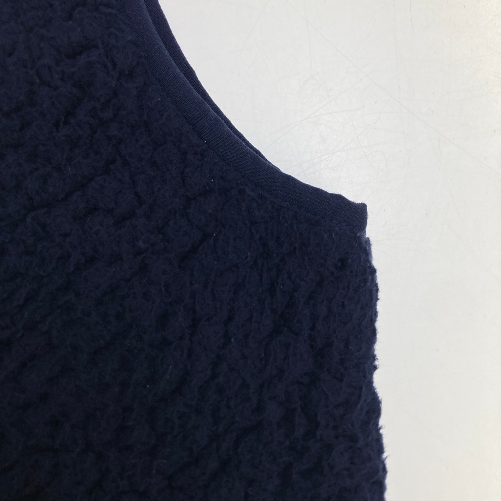 23区GOLF ニジュウサンクゴルフ FC1RKW0604 ボア ジップベスト ネイビー系 1 [240101532035] ゴルフウェア レディース_画像6