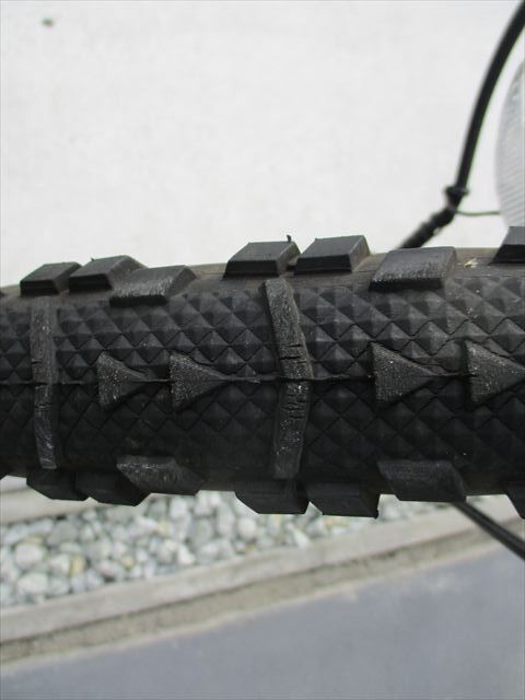 E584　★16800円★整備済み 中古子供自転車(chē) アサヒ　DRIDE　ブラック　LEDオートライト?。抖巍?4インチ 】 (*^▽^*)