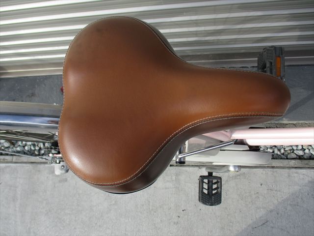 E588　★整備済み　中古電動自転車　パナソニック　ViViラッテ　ピンク★【26インチ　13.2Ah４點燈】