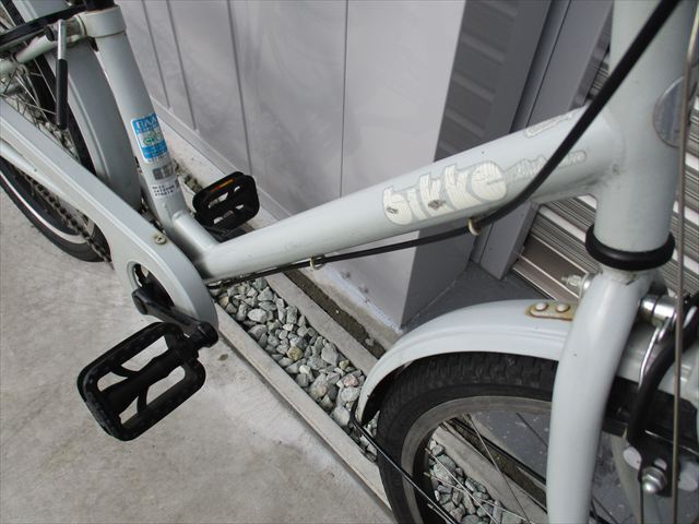E603　★14800円★整備済み 中古子供自転車 ブリヂストン　ビッケ　グレー【22インチ 】 入札お待ちしております(*^▽^*)