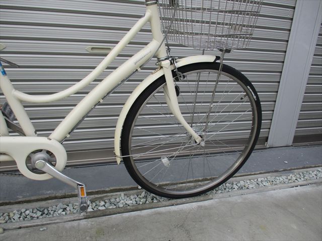 E631★限定特価　整備済み★ブリヂストン　シティ　エブリッジ　アイボリー★ 中古自転車 【26インチ 】 アルミフレーム(*^▽^*)_画像7
