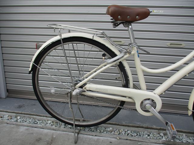 E631★限定特価　整備済み★ブリヂストン　シティ　エブリッジ　アイボリー★ 中古自転車 【26インチ 】 アルミフレーム(*^▽^*)_画像6