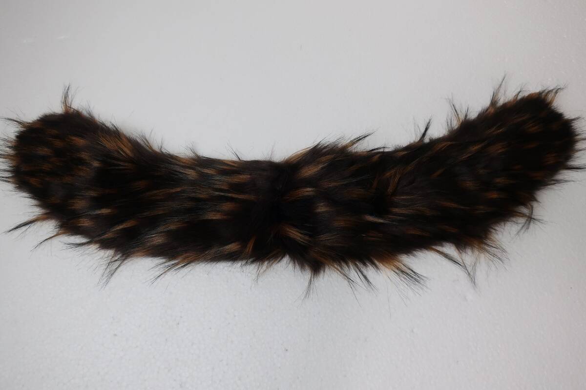 新品　FURLA　フルラ　フェイクファー　マフラー　カラー　チョーカー　ブラウン系_画像6
