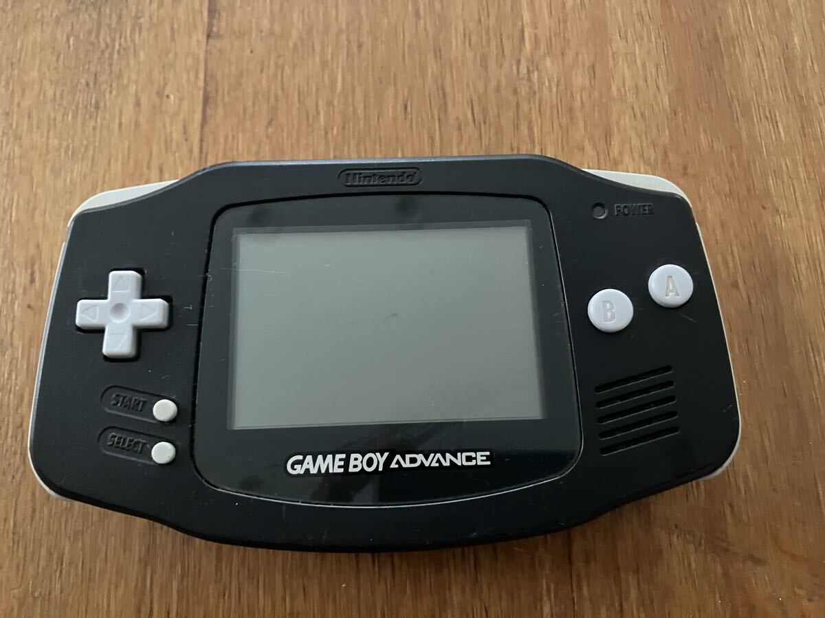 任天堂 Nintendo ゲームボーイアドバンス 本体（AGB-001/ブラック） ゲームボーイアドバンス GBA GAMEBOY ADVANCE 動作未確認 1円〜_画像1