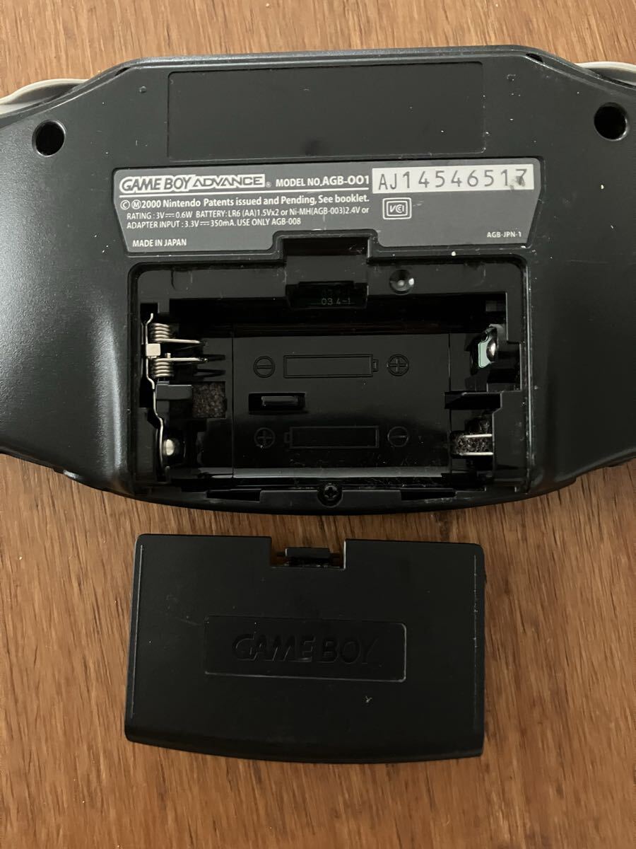 任天堂 Nintendo ゲームボーイアドバンス 本体（AGB-001/ブラック） ゲームボーイアドバンス GBA GAMEBOY ADVANCE 動作未確認 1円〜_画像7