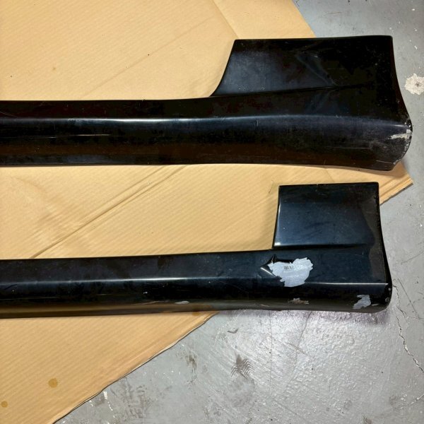 日産 RPS13 RS13 180SX 純正 サイドステップ サイドスカート 左右セット 黒 KH3 S13 S14 S15 シルビア_画像4