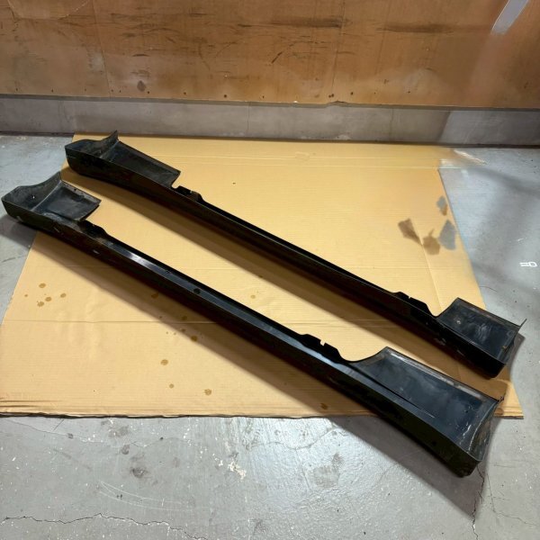 日産 RPS13 RS13 180SX 純正 サイドステップ サイドスカート 左右セット 黒 KH3 S13 S14 S15 シルビア_画像7