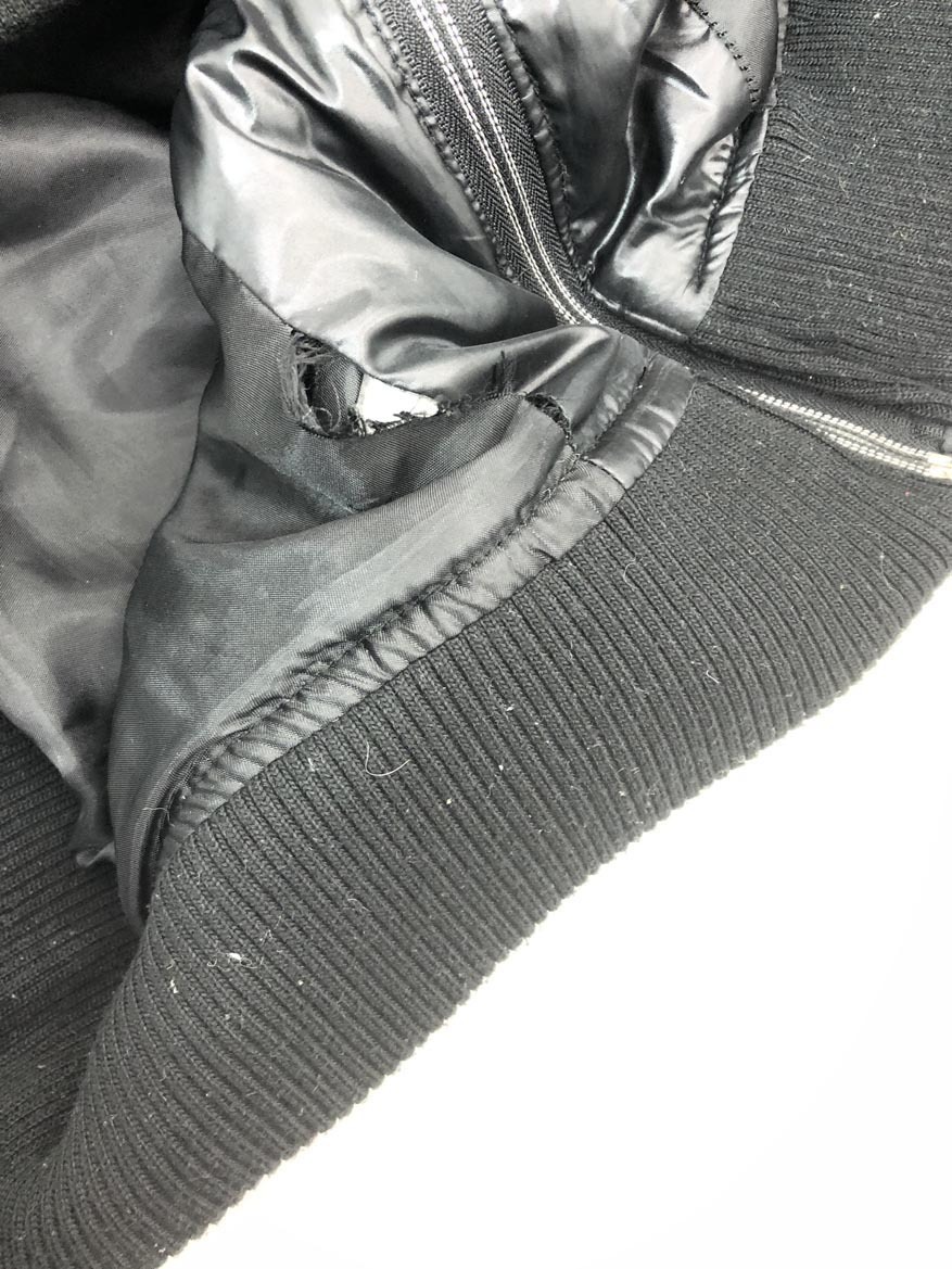 雅結 みやびむすび フード ファー ジップアップ 中綿 ジャケット size150/黒 ■■ ☆ fjc2 子供服_画像7