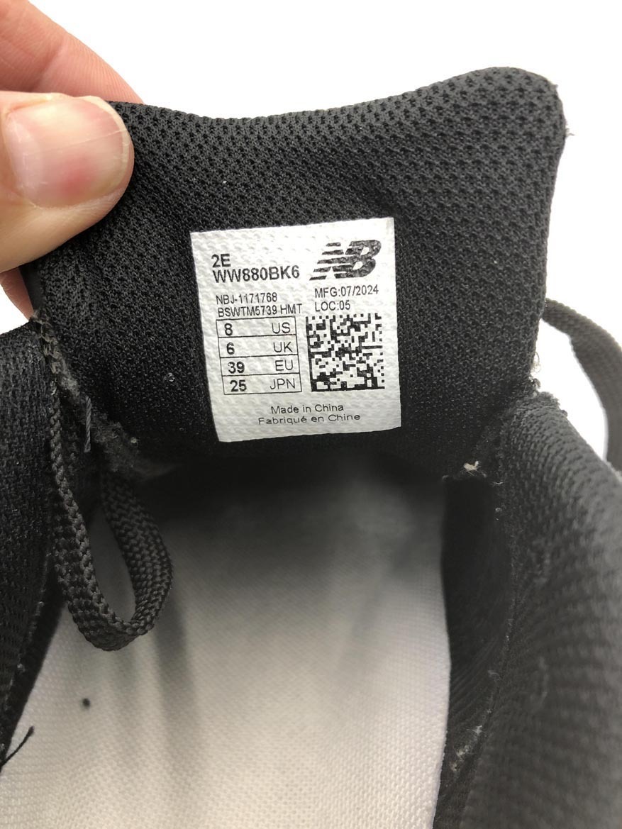 New Balance New balance ww880bk6 прогулочные туфли спортивные туфли size25.0/ чёрный ## * fjc2 женский 