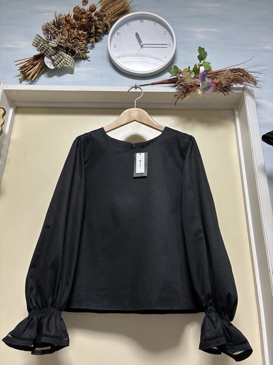 【新品】★アダストリア★深みのある色合いで袖口がお洒落な揺ったりコットン. ブラウス★サイズ／Ｆ_画像1