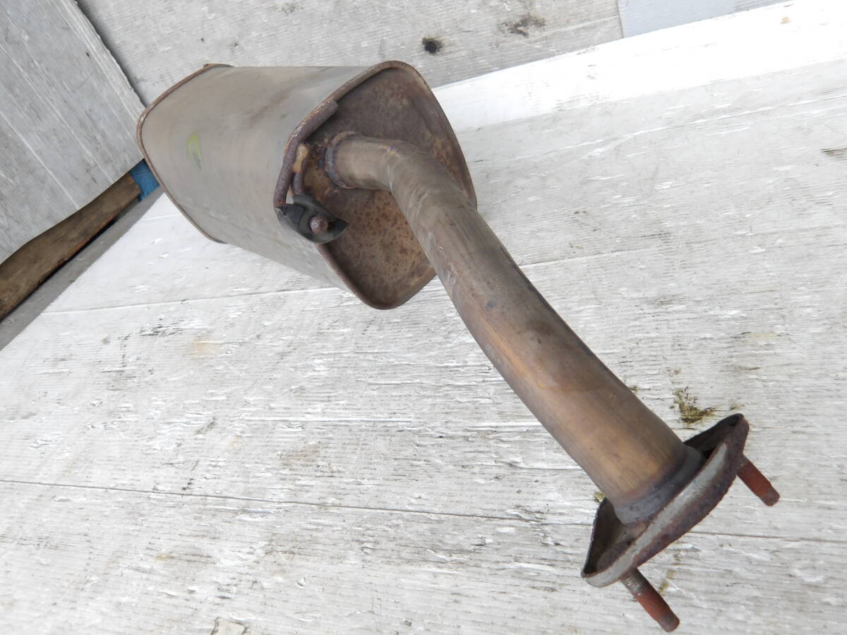 即決 H21年 E11 ノート 15X HR15DE CVT 2WD リア マフラー 日産 純正 棚落ち無し /20【7-22040】92170_画像3