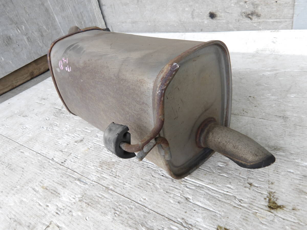 即決 H21年 E11 ノート 15X HR15DE CVT 2WD リア マフラー 日産 純正 棚落ち無し /20【7-22040】92170_画像5