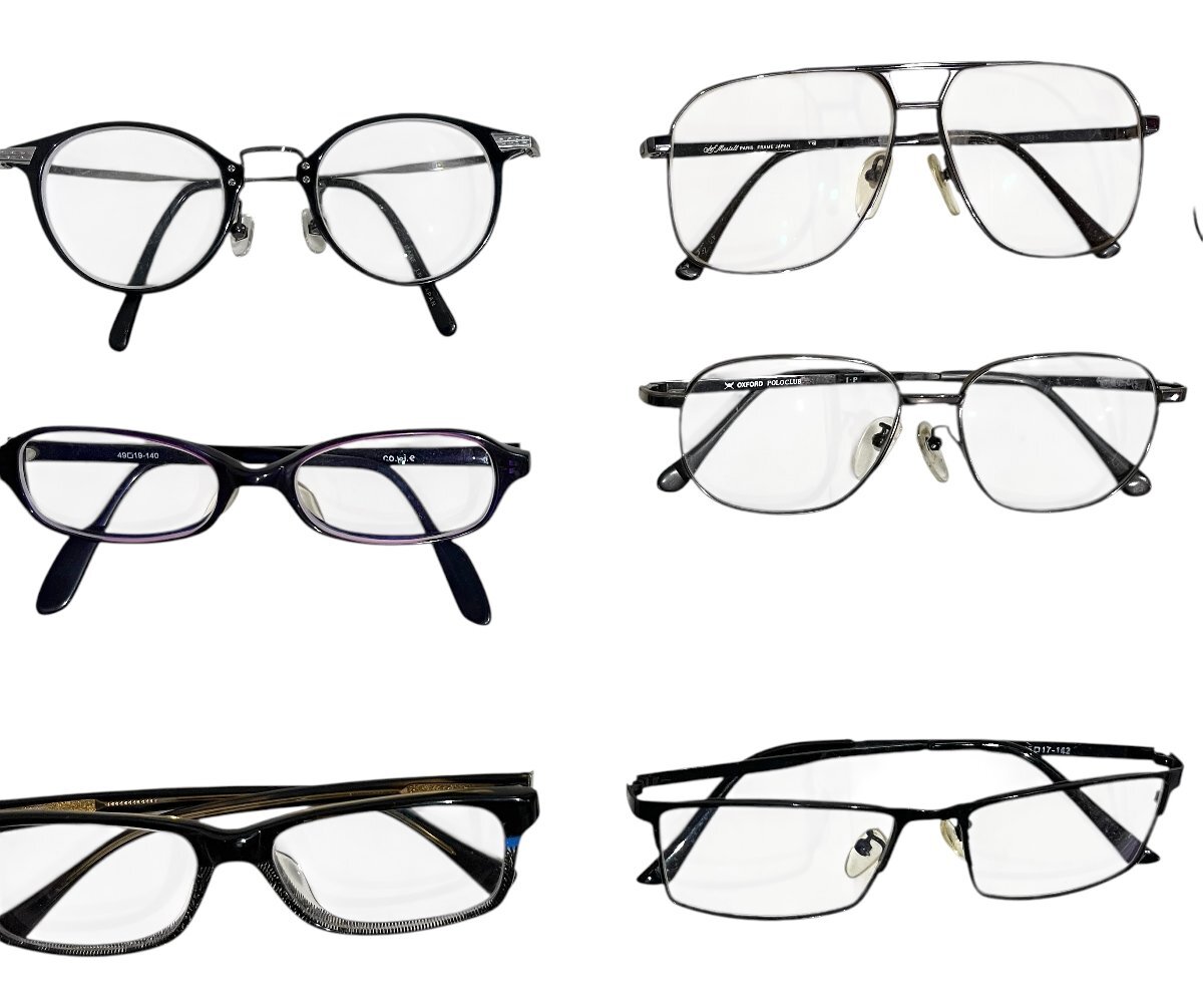 眼鏡　メガネ　サングラス　大量　おまとめ　HOYA/AIRWARK/XCLUSIV/OXFORD POLOCLUB　他　64点　中古品　100サイズ　蘇さ(BBY1917)_画像2