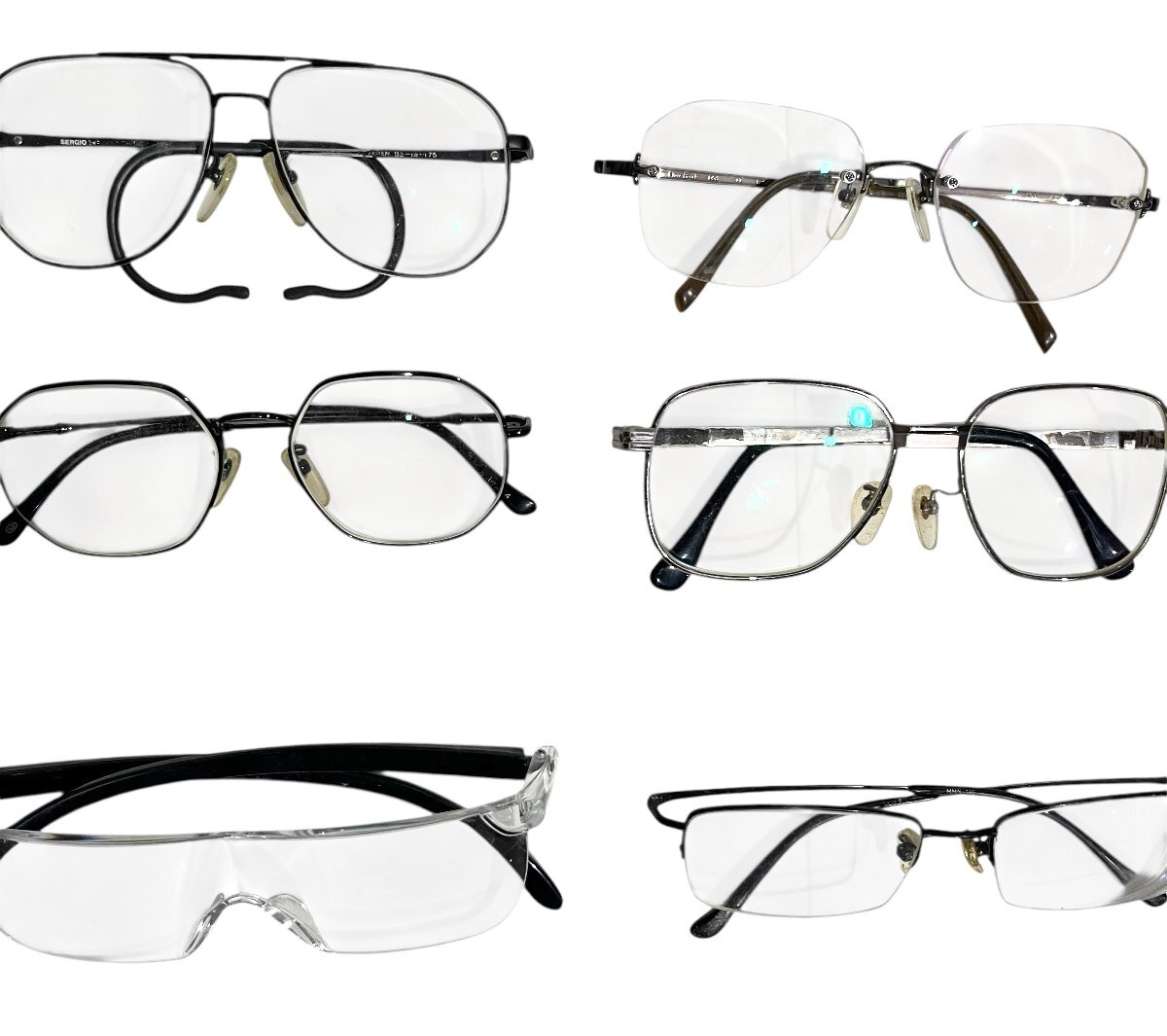 眼鏡　メガネ　サングラス　大量　おまとめ　HOYA/AIRWARK/XCLUSIV/OXFORD POLOCLUB　他　64点　中古品　100サイズ　蘇さ(BBY1917)_画像3