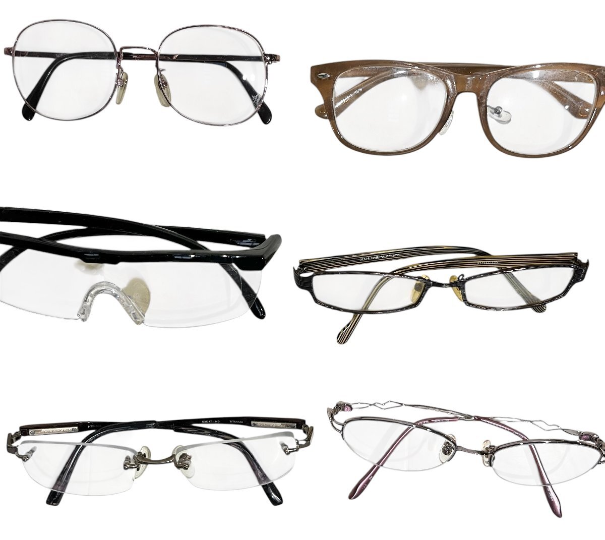 眼鏡　メガネ　サングラス　大量　おまとめ　HOYA/AIRWARK/XCLUSIV/OXFORD POLOCLUB　他　64点　中古品　100サイズ　蘇さ(BBY1917)_画像7