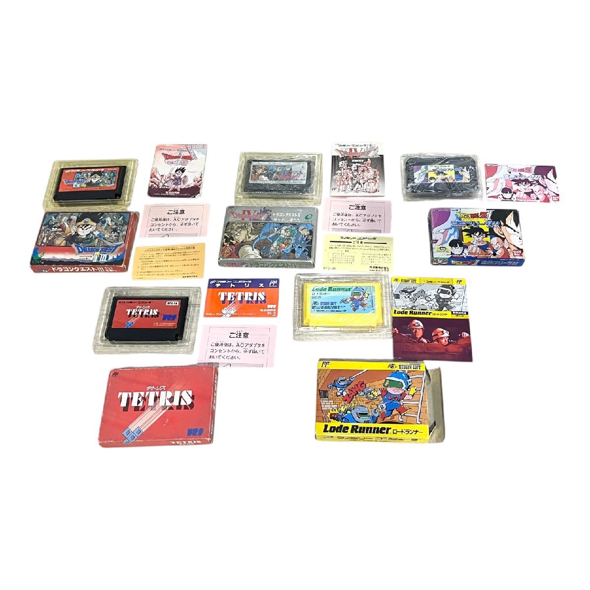 ファミリーコンピューターソフトおまとめ Nintendo 任天堂 ドラゴンクエスト 他 動作未確認 ジャンク品 100サイズ　蘇さ(BBY1915)　_画像2