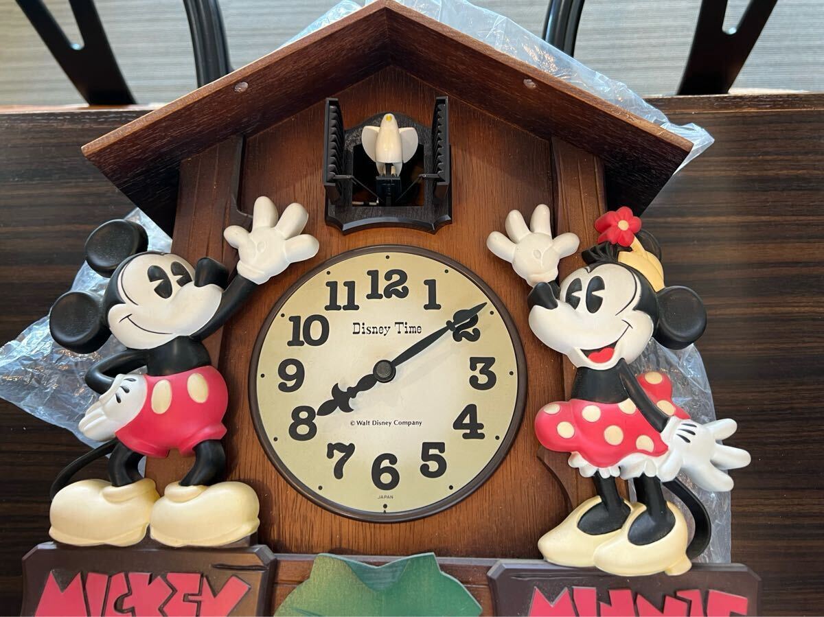 アンティーク超レアディズニータイム SEIKOセイコーFW691W ミッキーマウス鳩時計 動作品 店頭展示長期保管品 付属品専用箱有_画像3