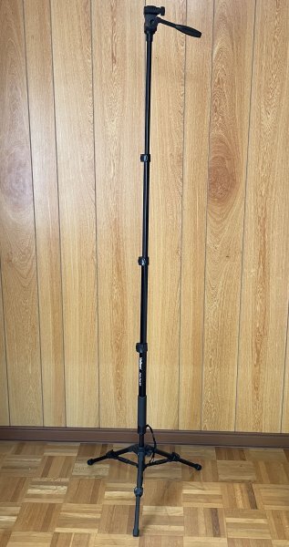 Velbon POLE POD EX ベルボン スタンド型一脚 ポールポッド EX|室内使用のみ良品|最大180cm 軽量 一脚と小型三脚 合体・分離可能_画像2