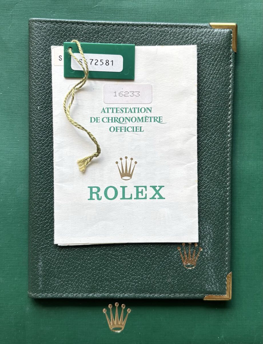 ロレックス ROLEX 16233 ギャラ ギャランティー 保証書 ギャランティ デイトジャスト Datejust メンズ Garantie Guarantee Warranty メンズ_画像1