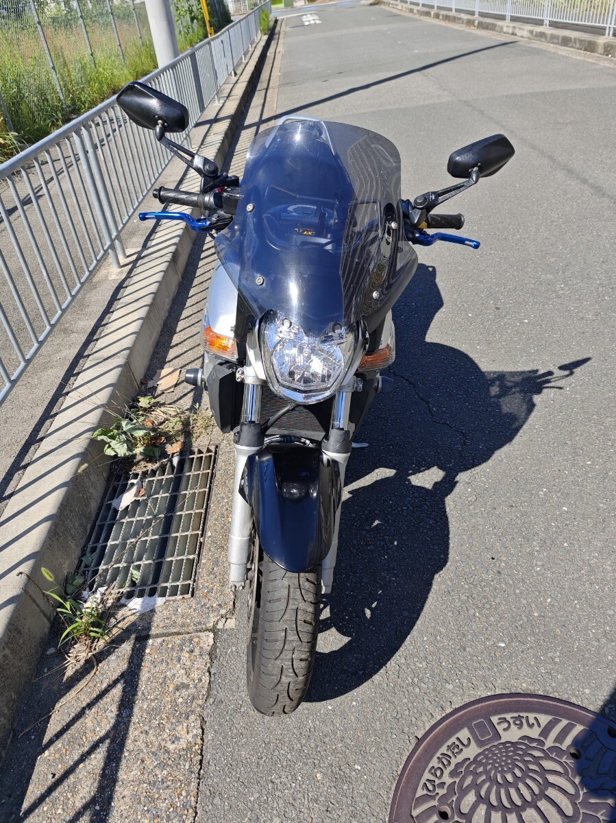 GSR400 600用 シックデザイン ガイラシールド スモーク 検)ビキニカウル Givi_画像3