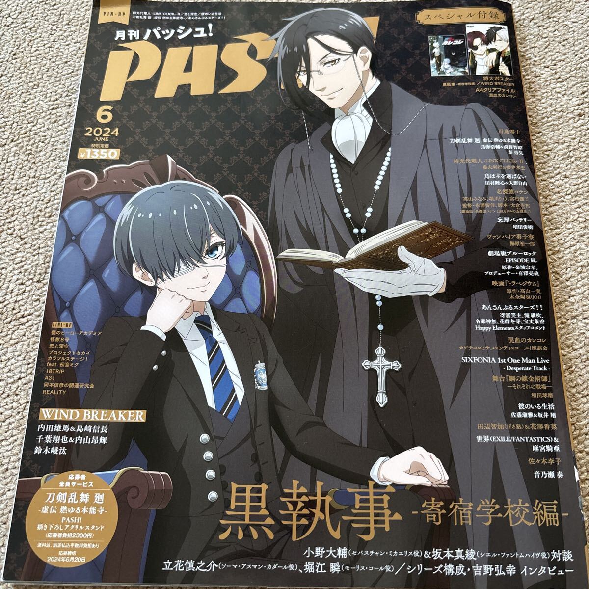 【送料込み】パッシュ 2024年6月号_画像1