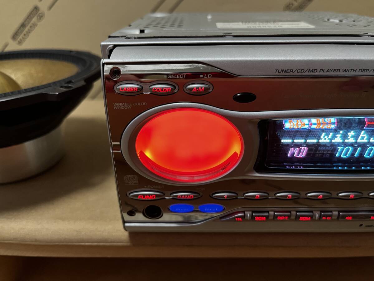 ★ADDZEST クラリオン DMZ735LP CD&MDプレーヤーDSP★CD動作不良_画像5