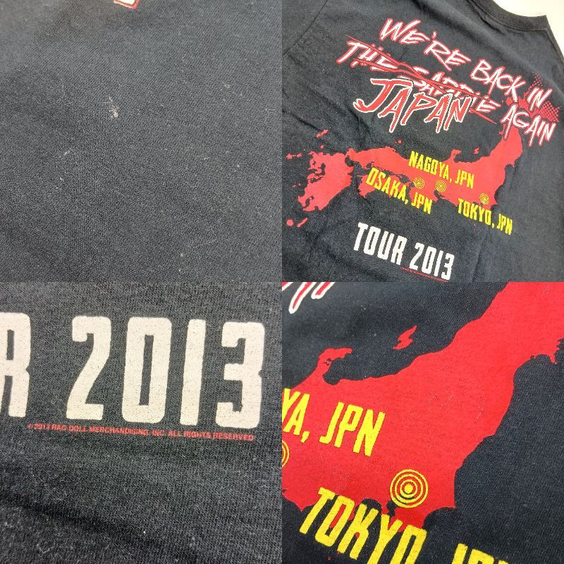 AEROSMITH обвес Smith 2013 год JAPAN TOUR Japan Tour футболка T-shirt L размер черный частота van T