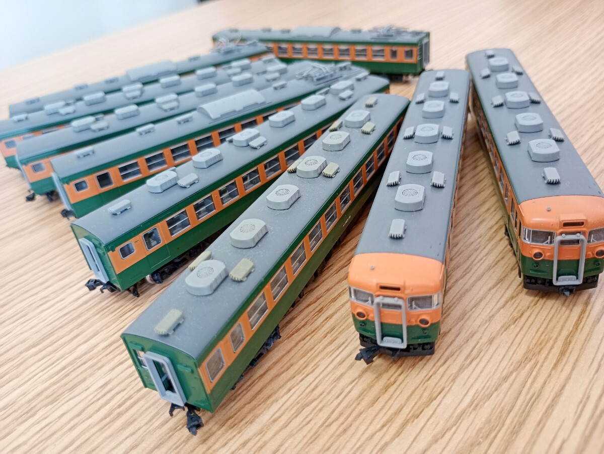 【79】マイクロエース Nゲージ B-1140 165系 165-13 JNR臨時急行 車両ケース・10両編成用 鉄道コレクション MICROACE 鉄道模型 車両_画像8