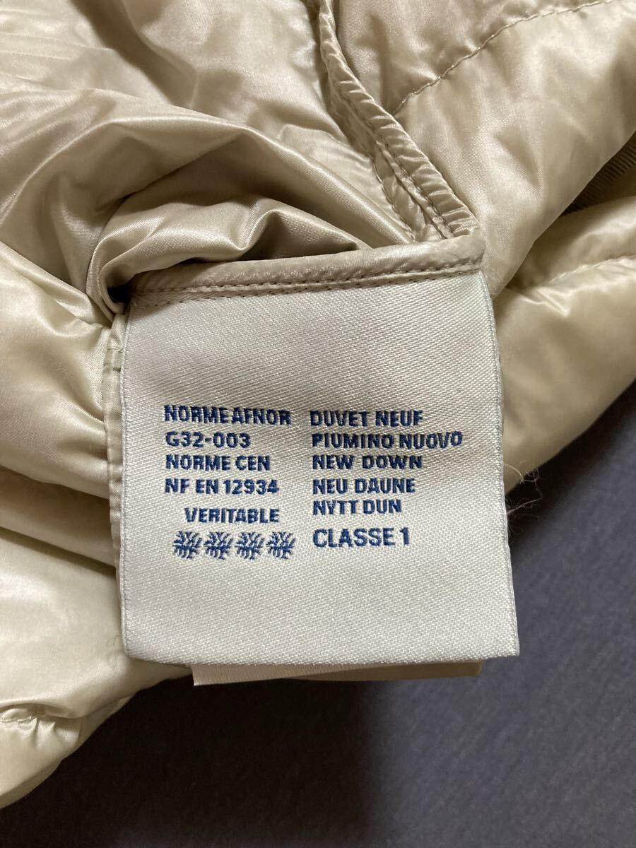 ★25 モンクレールジャパン ロングベスト ベージュ色_画像5