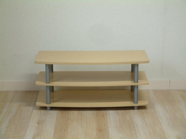 送料無(wú)料/テレビ臺(tái) ローボード フリーラック テレビラック オープンシェルフ TVラック AVボード 幅90cm奧行40cm高さ40.5cm ナチュラル/新品