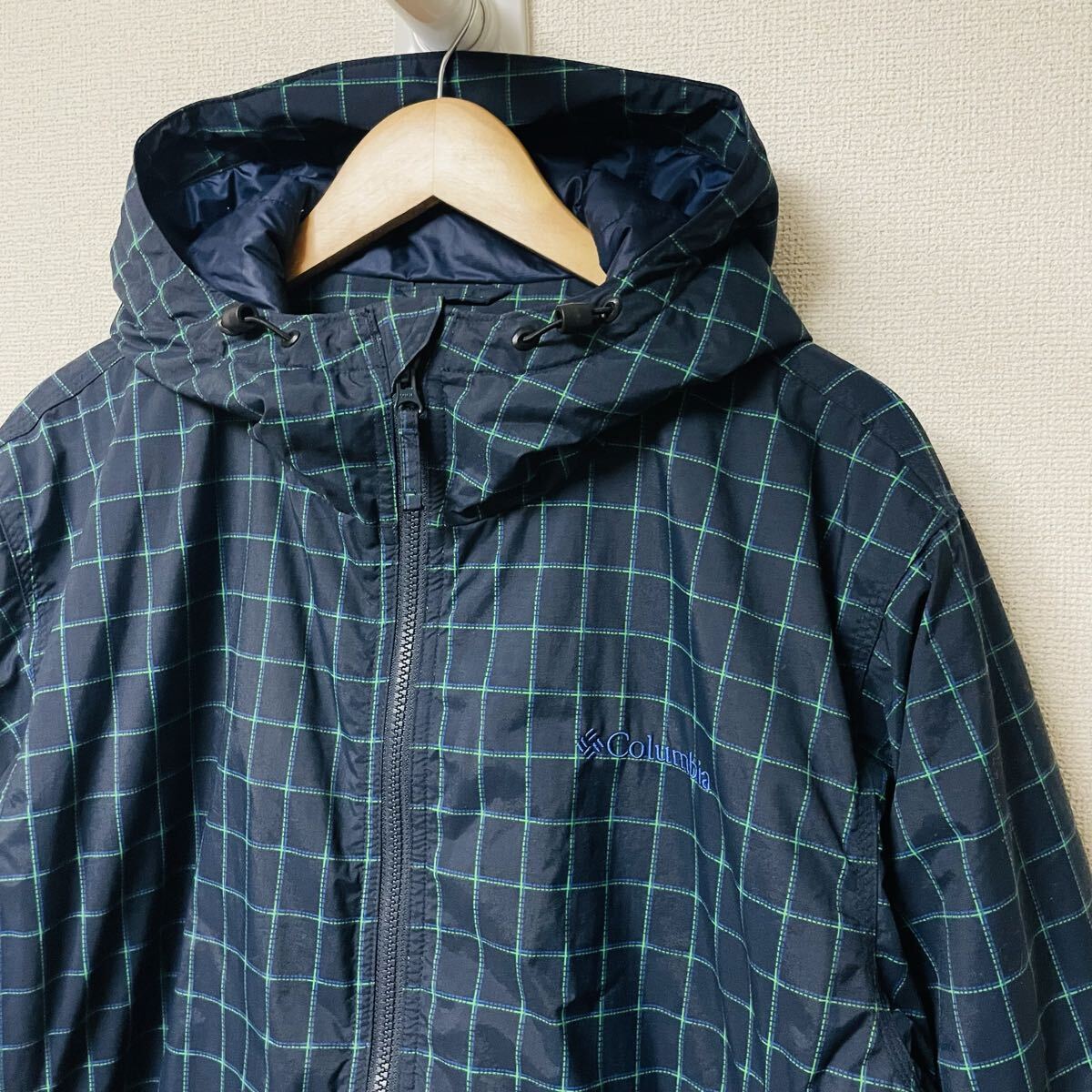 Columbia コロンビア　 ブルゾン　アウトドア　チェック柄　美品　メンズ　XL_画像4