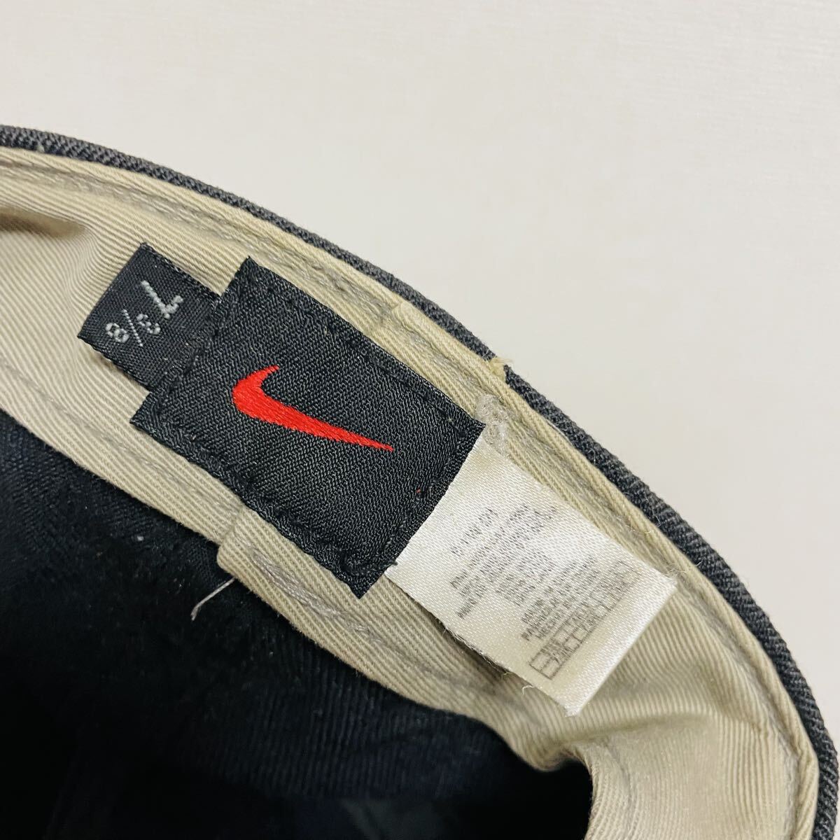 90s NIKE ナイキ　 キャップ　 帽子　 ブラック　ロゴ　ヴィンテージ _画像4