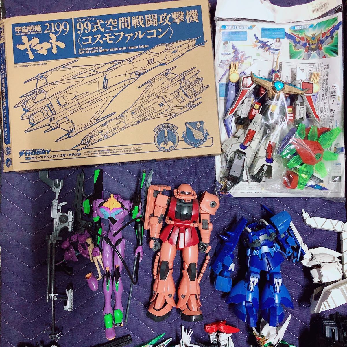 大量 まとめ売り プラモデル ロボット ガンプラ ガンダム エヴァ マクロス SDガンダム 30MMなど 部品パーツ取り HG MG ※ジャンク品_画像2