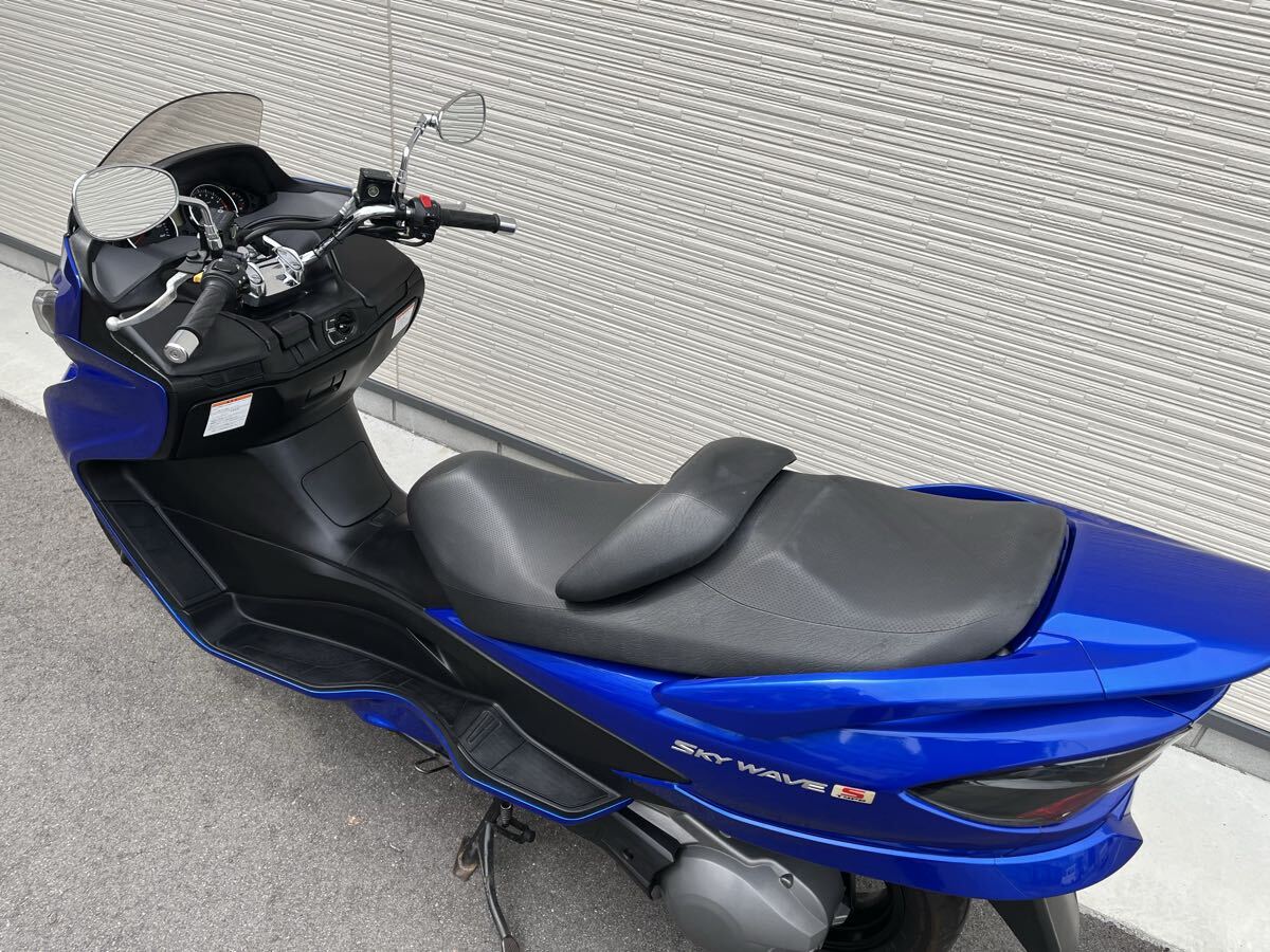 神戸発　走行6800キロ CJ44A　スカイウェイブ250 Type S_画像10