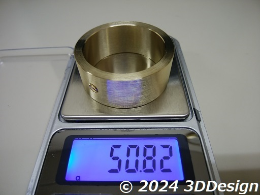 ★★【製作品】SME3009 Series II Improved 3009/S2 Improved トーンアーム サブウエイト 50g ★★_画像4