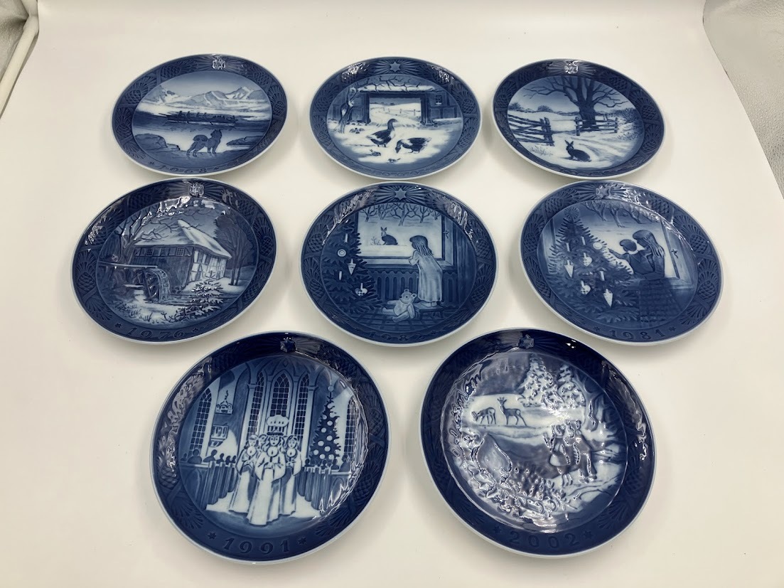 Royal Copenhagen Royal Copenhagen year plate mother z plate совместно 10 пункт 