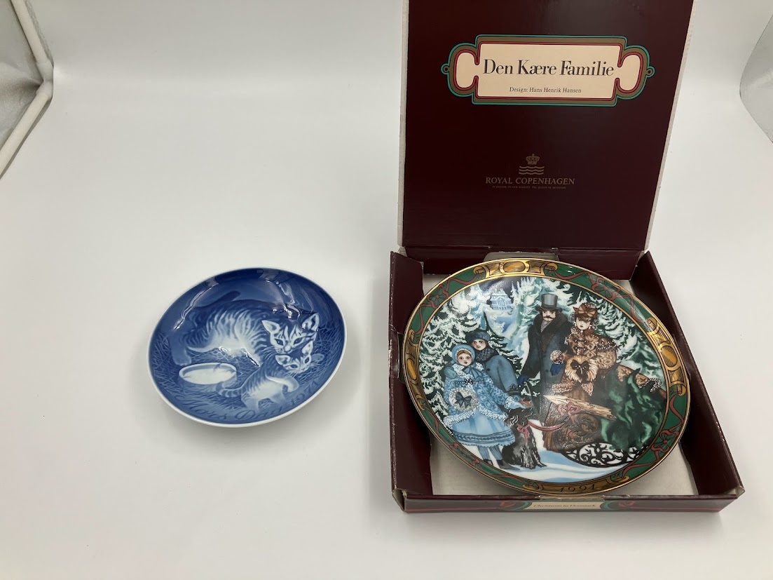 Royal Copenhagen Royal Copenhagen year plate mother z plate совместно 10 пункт 