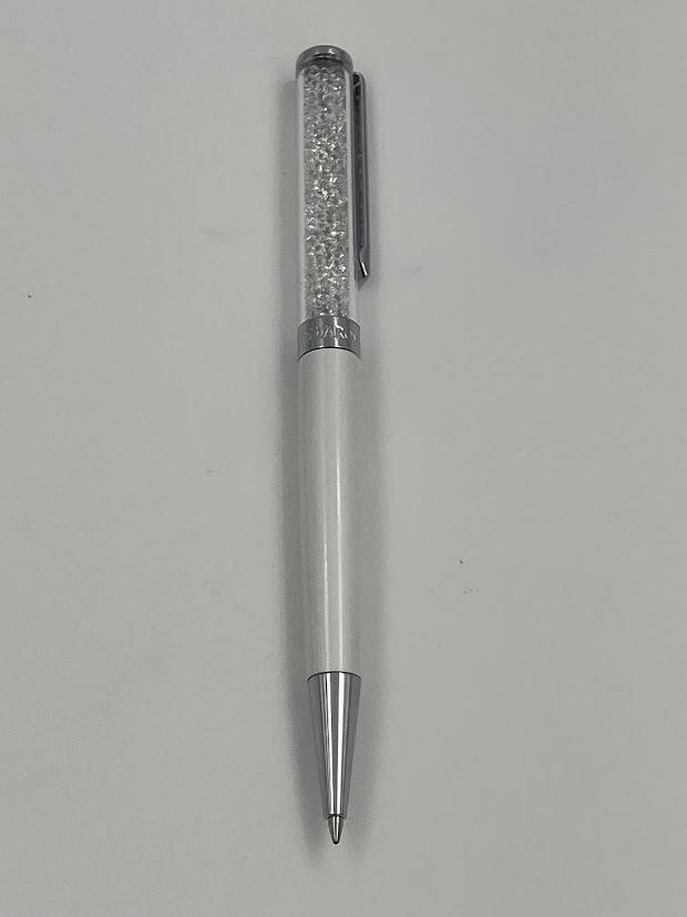 SWAROVSKI スワロフスキー ボールペン 文房具 ブランド 有名 ホワイト シルバー 未使用_画像6