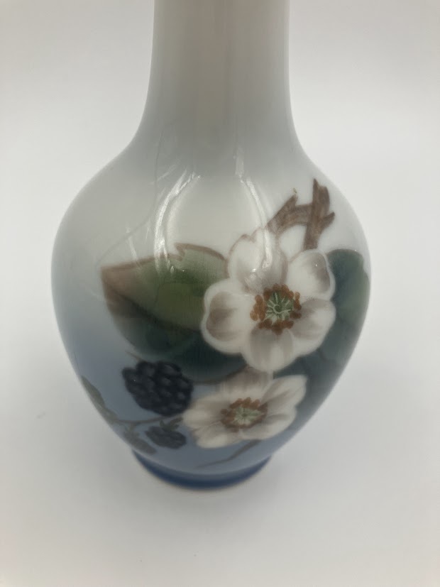ROYAL COPENHAGEN ロイヤルコペンハーゲン ブラックベリー #288 一輪挿し フラワーベース 花器 花瓶 高さ14.5cm_画像2