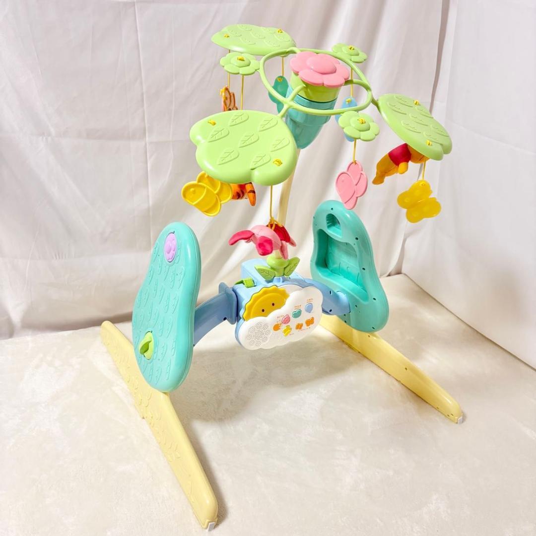 美品 くまのプーさん えらべる回転 6WAYジムにへんしんメリー プーメリー_画像2