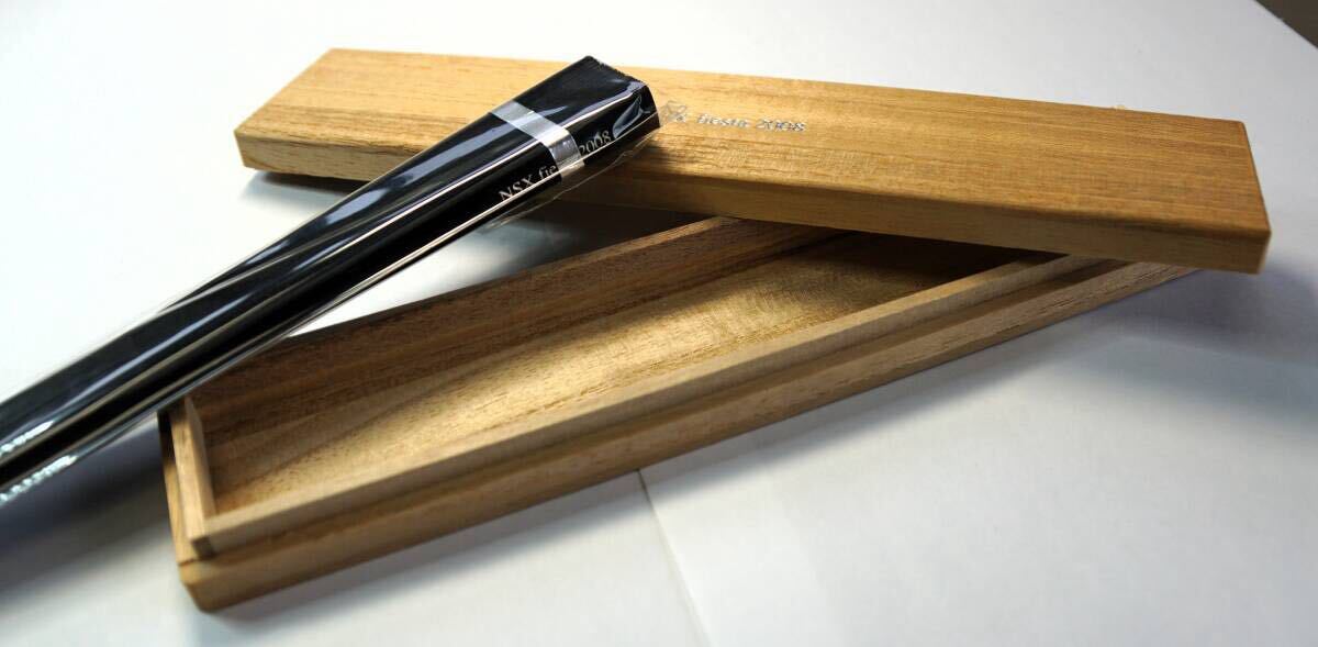 NSX fiesta 2008 扇子 新品 木箱付 NSX HONDA ホンダ NSXフェスタ_画像8