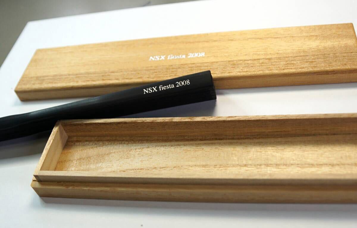 NSX fiesta 2008 扇子 新品 木箱付 NSX HONDA ホンダ NSXフェスタ_画像5