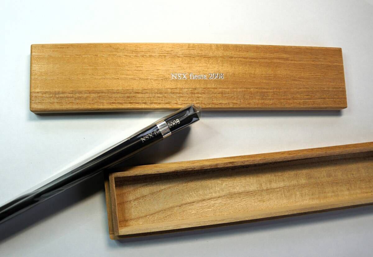 NSX fiesta 2008 扇子 新品 木箱付 NSX HONDA ホンダ NSXフェスタ_画像4