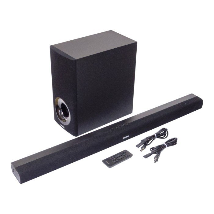 デノン Denon DHT-S316 サウンドバー ARC/Bluetooth対応/ワイヤレスサブウーファー ブラック DHT-S316K 中古 a1_画像1