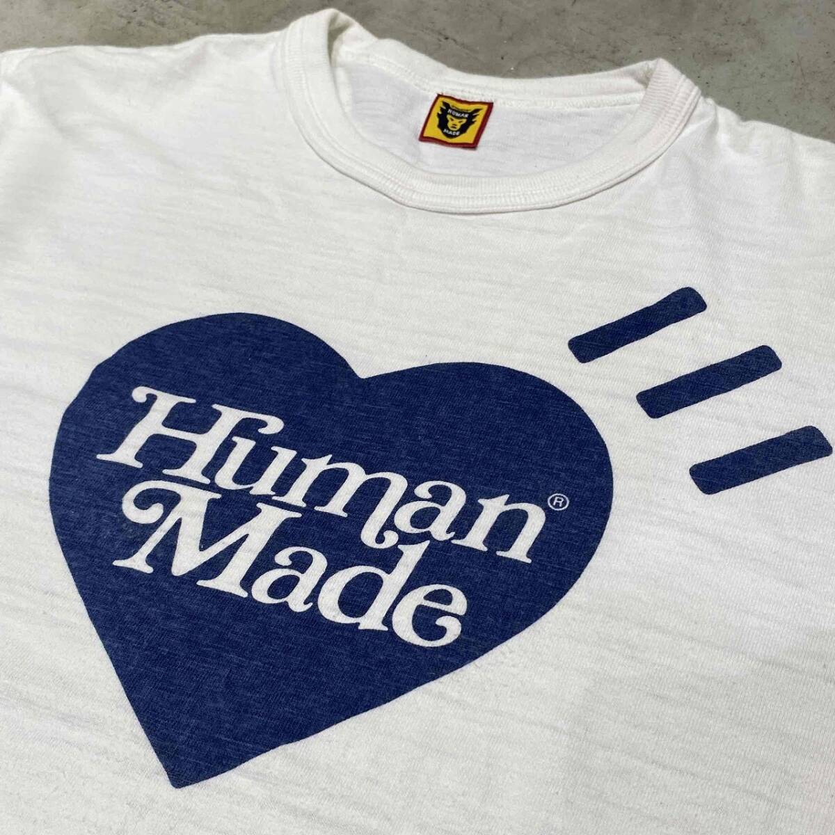 HUMAN MADE GIRLS DON'T CRY T-SHIRT Size-L ヒューマンメイド ガールズドントクライ ハート半袖Tシャツ_画像4