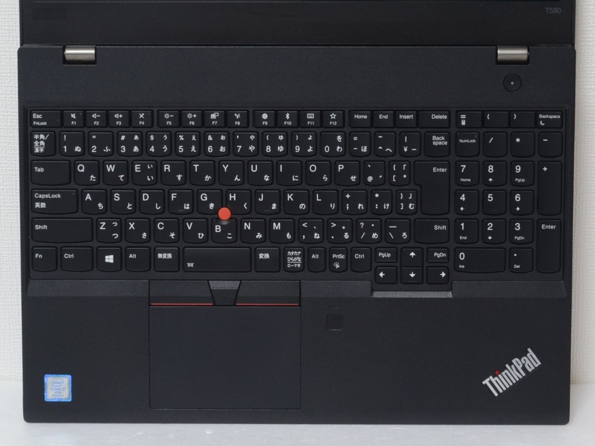 ThinkPad T580 Core i7 8650U 32GB DDR4 16GBx2 SSD512GB SAMSUNG FHD Lenovo 20LAS1KA0L カメラ ジャンク J31_画像5