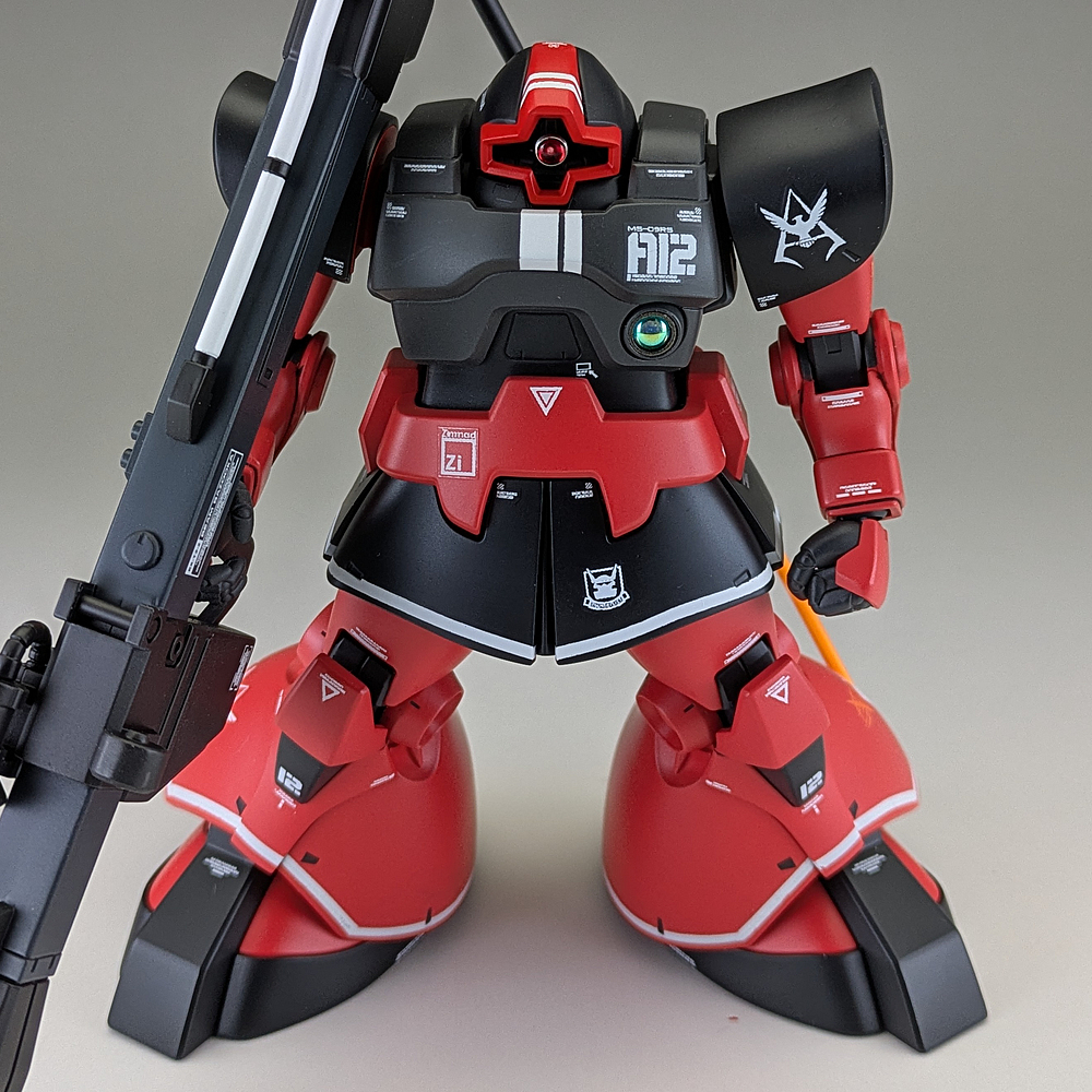 HGUC 1/144 MS-09RS リック・ドム (シャア専用機カラー) 塗装済み完成品_画像2