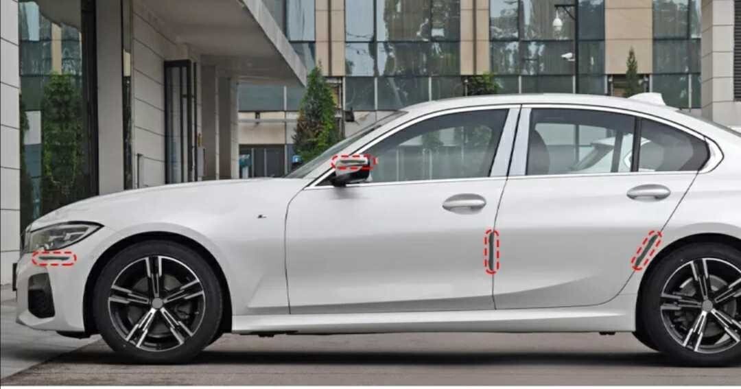 ★ DAIHATSU ドアエッジガード セット ★検） タント コペン タフト ウェイク ムーヴ コンテ ミラ キャスト アトレー ロッキー ソニカ モコ_画像3