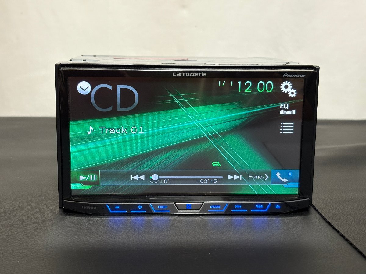 FH-9200DVD　カロッツェリア carrozzeria　整備済 DVDプレーヤー/デッキ　Bluetooth◇管理1306107◇★トヨタ/ダイハツ/スズキ/ホンダ/三菱_画像2